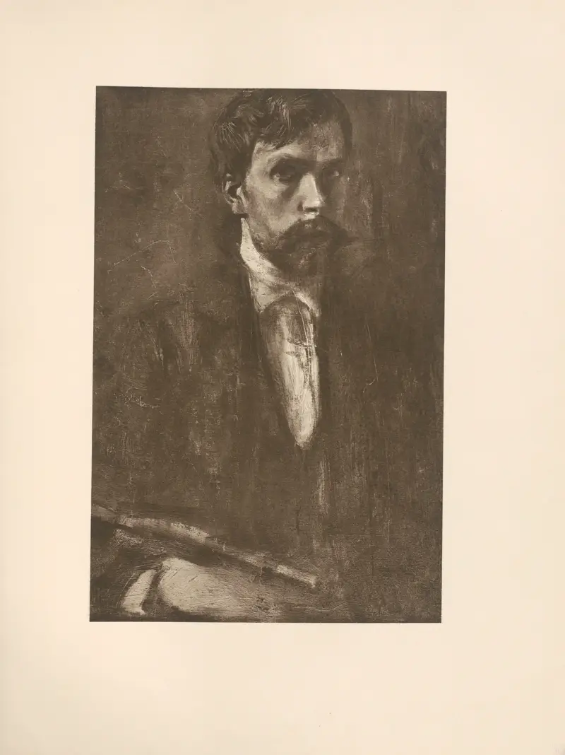 Självporträtt, 1893 av Stanisław Wyspiański