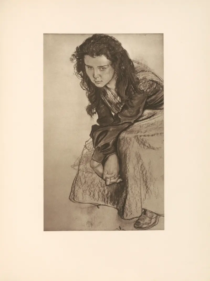 Porträtt av Z. Zelenska av Stanisław Wyspiański