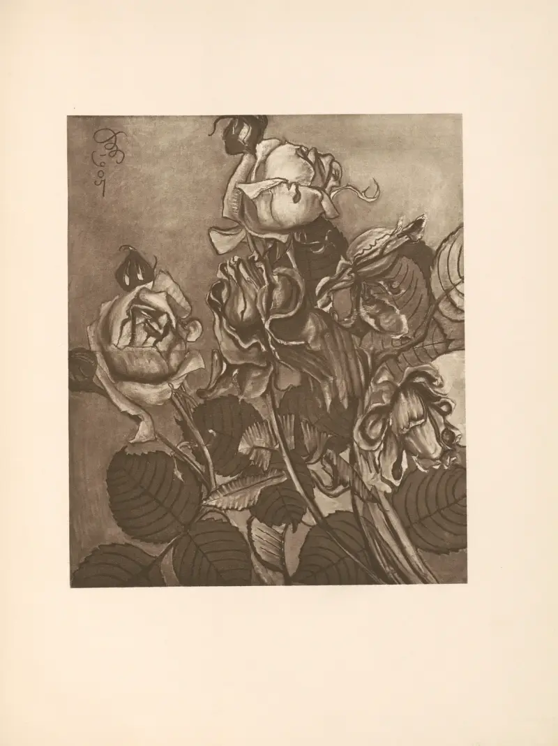 Róże (studium do polichromii), Stanisław Wyspiański