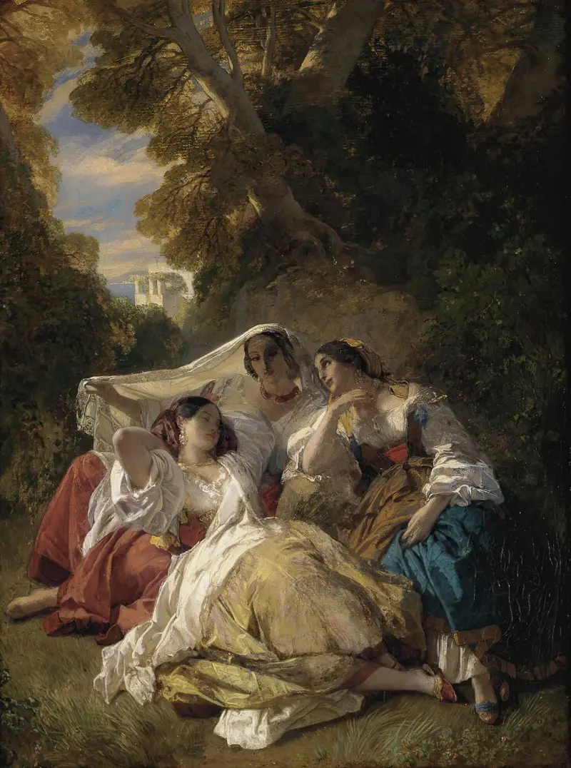 La Siesta av Franz Xaver Winterhalter