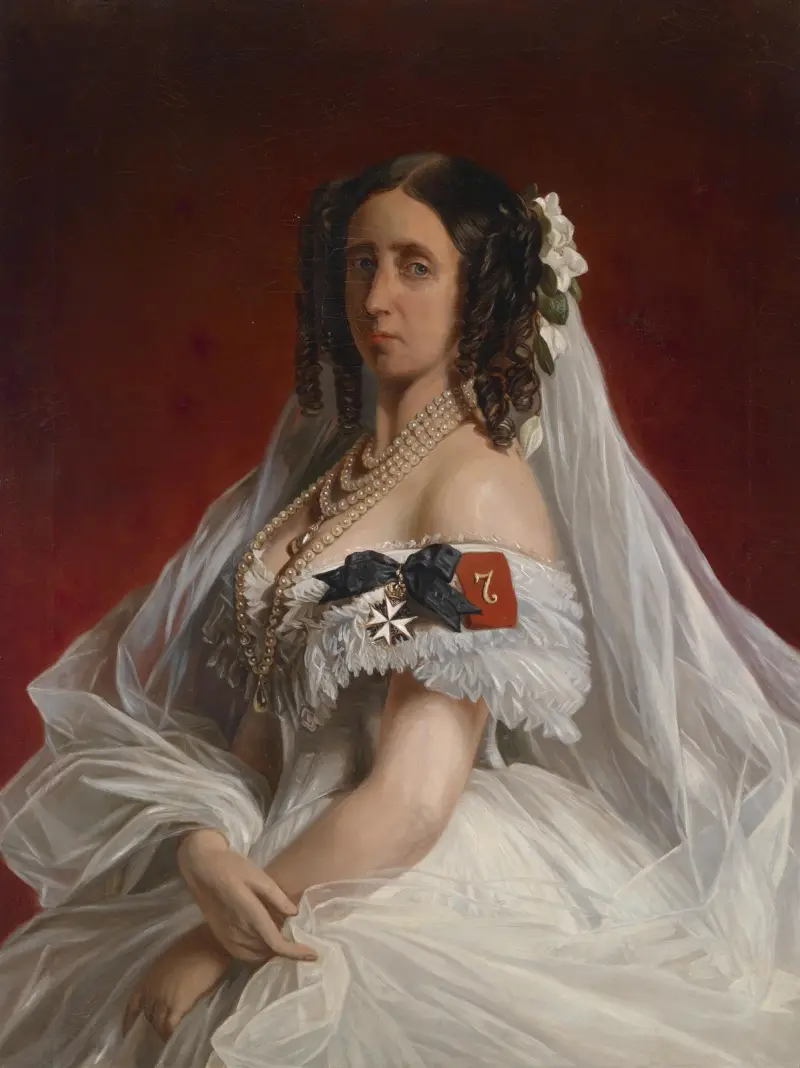 Marie von Sachsen-Weimar (von Preußen) av Franz Xaver Winterhalter
