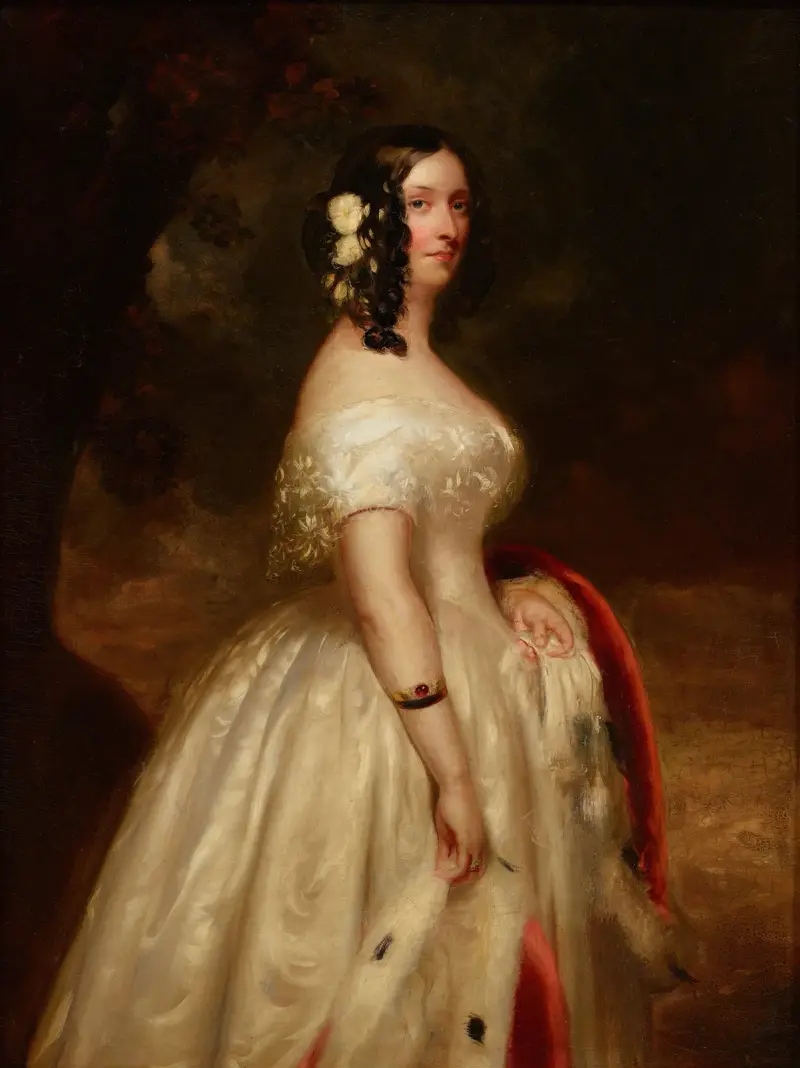 Porträtt av en dam – nr 1 av Franz Xaver Winterhalter