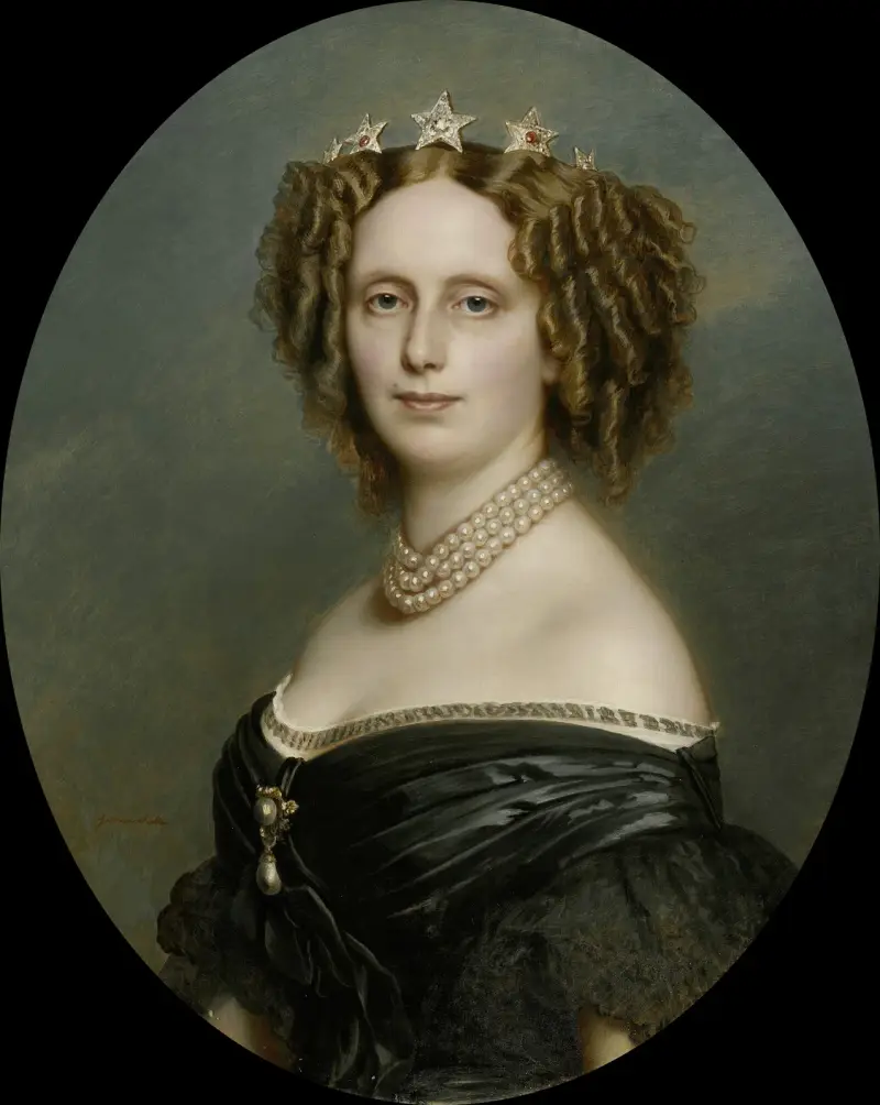 Porträtt av Sofia Fredrika Matilda (1818–77), prinsessa av Württemberg av Franz Xaver Winterhalter