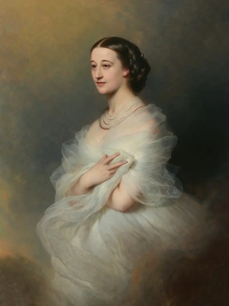 Porträtt av hertiginnan av Alba av Franz Xaver Winterhalter