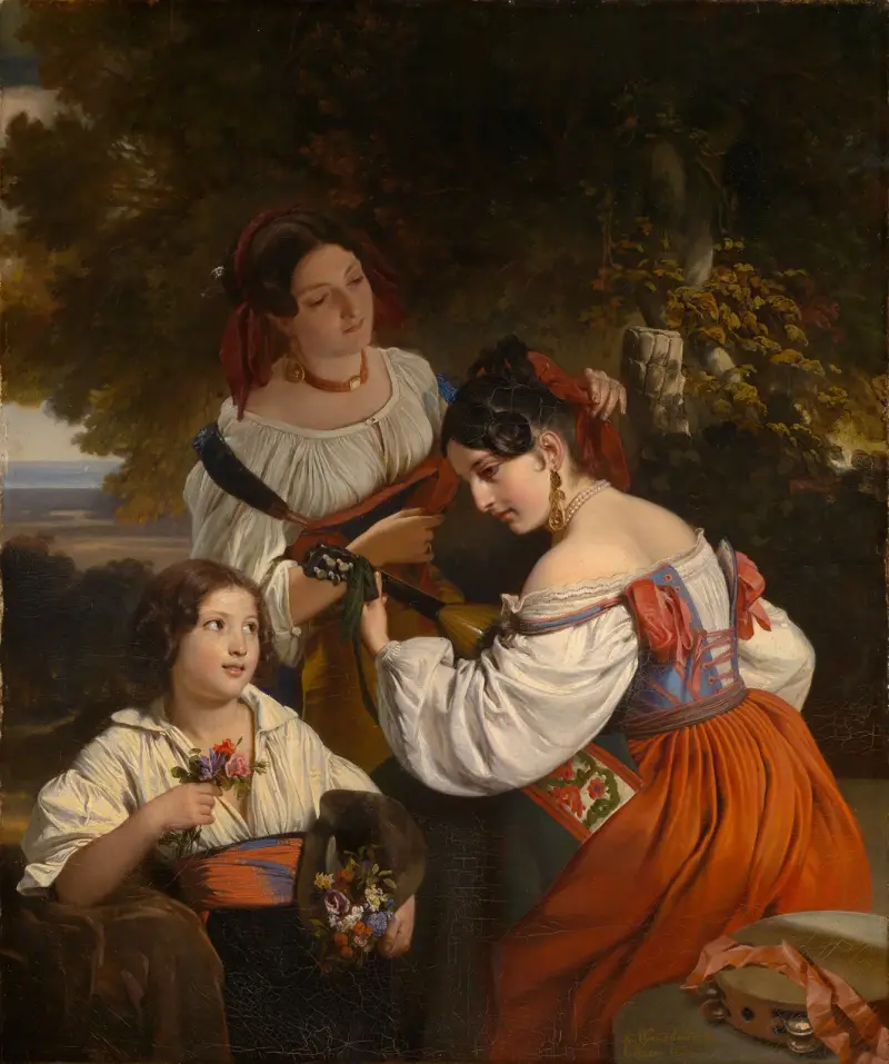 Römische Genreszene av Franz Xaver Winterhalter