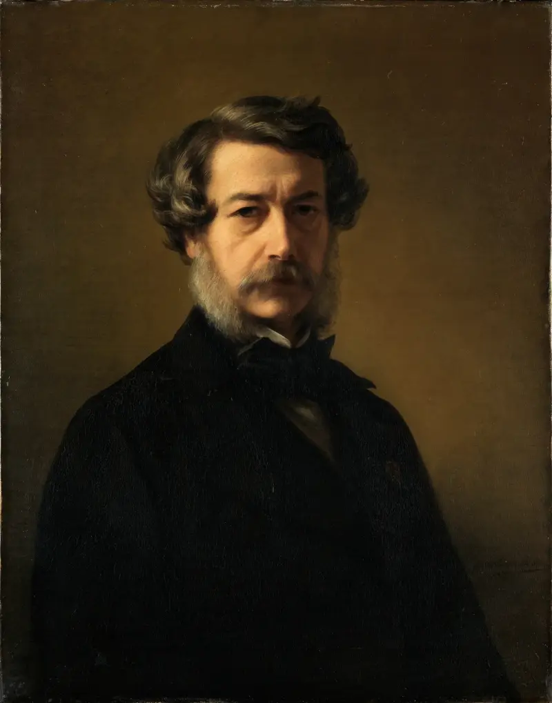 Selbstbildnis av Franz Xaver Winterhalter