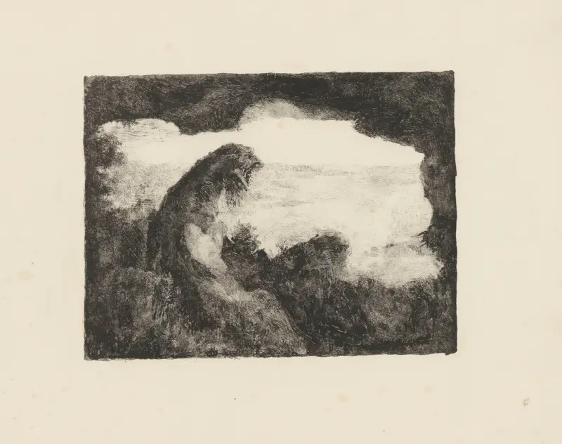 Le monstre dans la caverne av Ker-Xavier Roussel