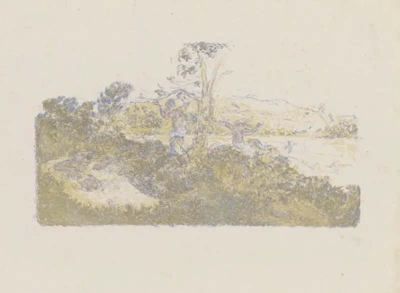 Personnages au bord de la mer, 1898 av Ker-Xavier Roussel