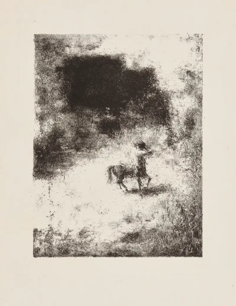Petit centaure dans une clairière en plein soleil av Ker-Xavier Roussel