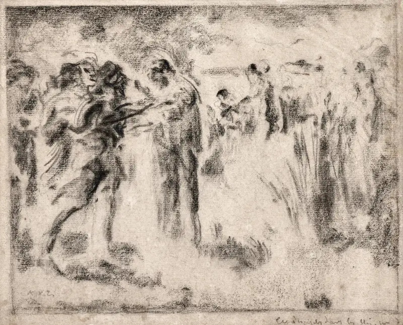 Mythologische Szene von Ker-Xavier Roussel