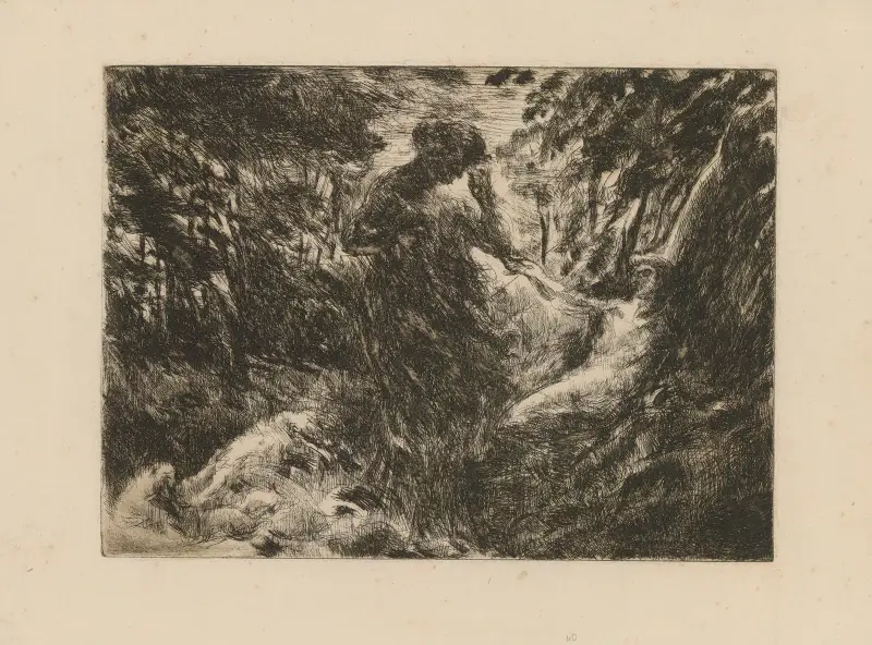 Venus et Adonis av Ker-Xavier Roussel