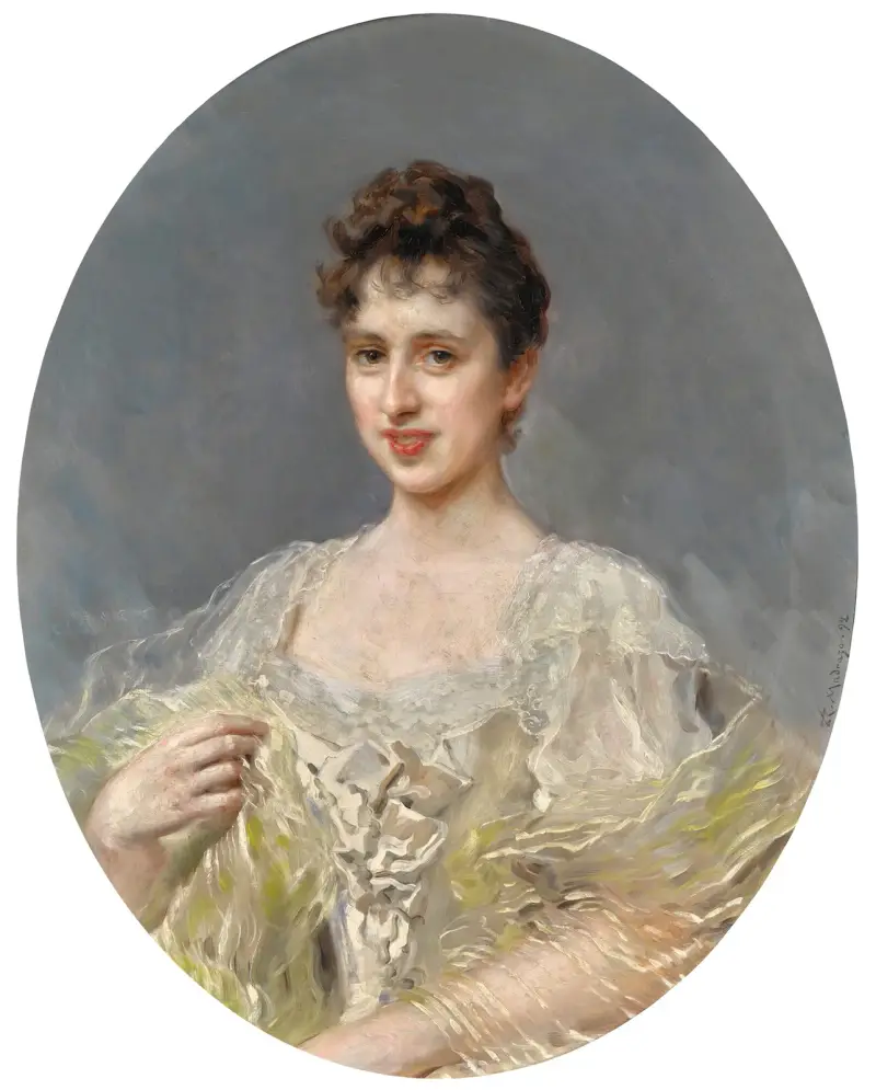 Clotilde, markisinna av Acricollar av Raimundo de Madrazo y Garreta
