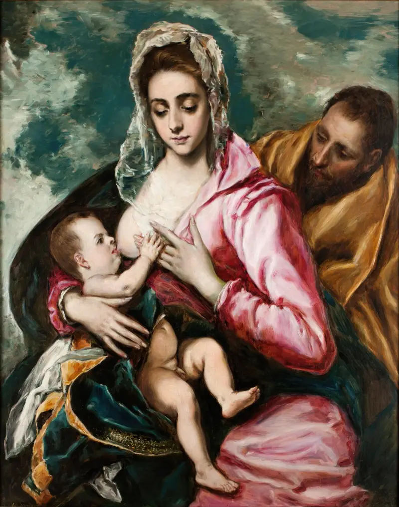 Holy Family av Raimundo de Madrazo y Garreta