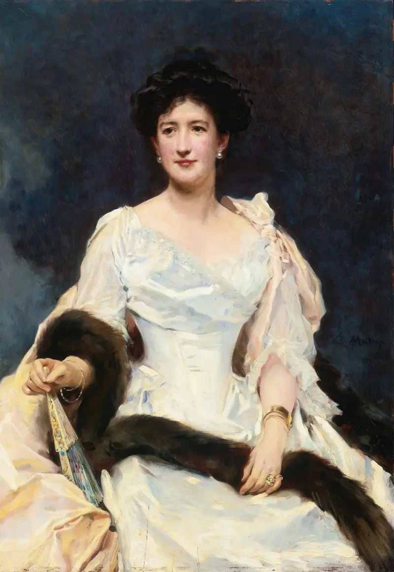 Portrait Of A Lady, 1888 av Raimundo de Madrazo y Garreta