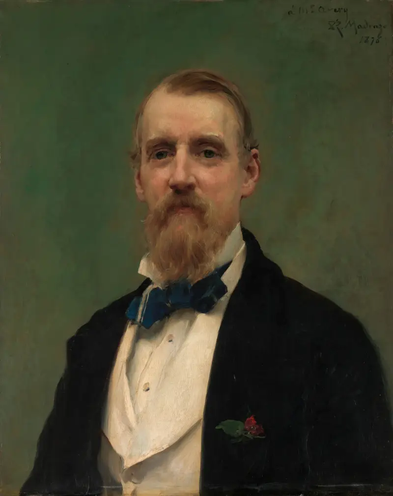 Samuel P. Avery (1822–1904) av Raimundo de Madrazo y Garreta