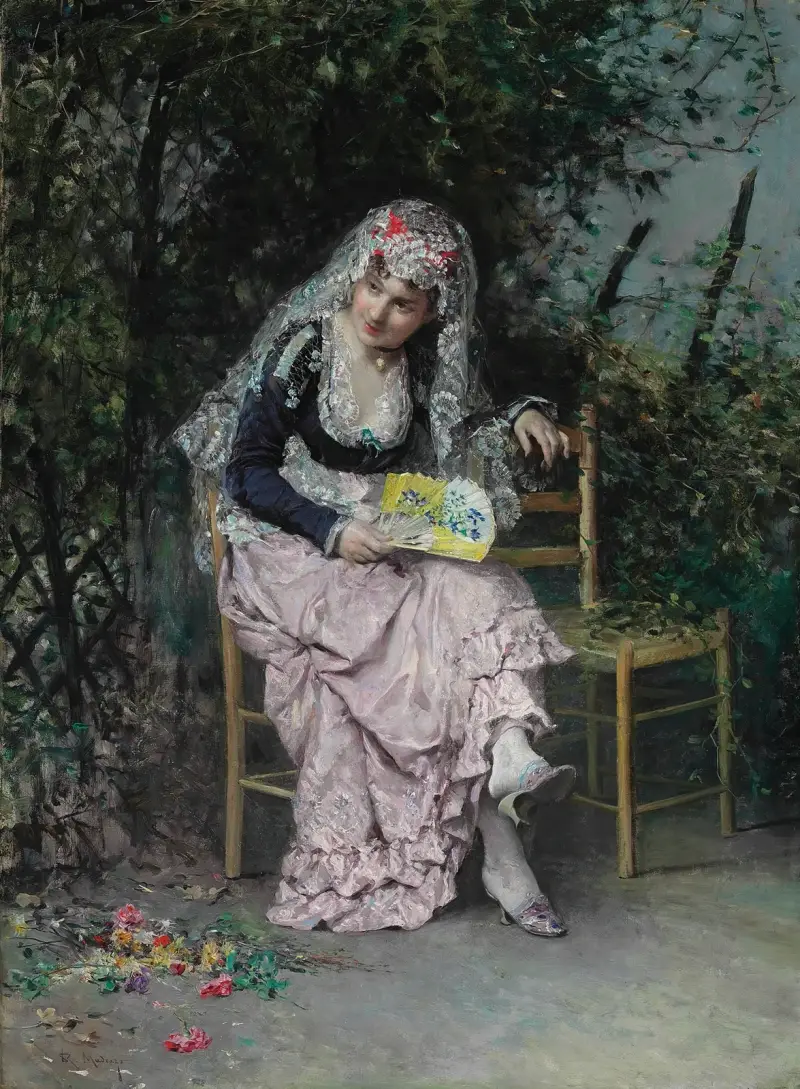The Rendezvous av Raimundo de Madrazo y Garreta