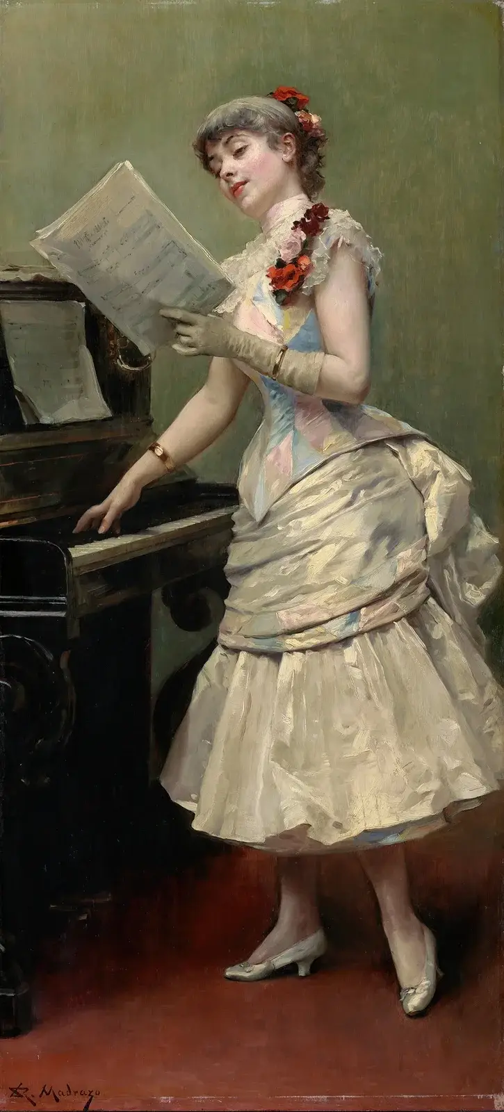 The Singer av Raimundo de Madrazo y Garreta