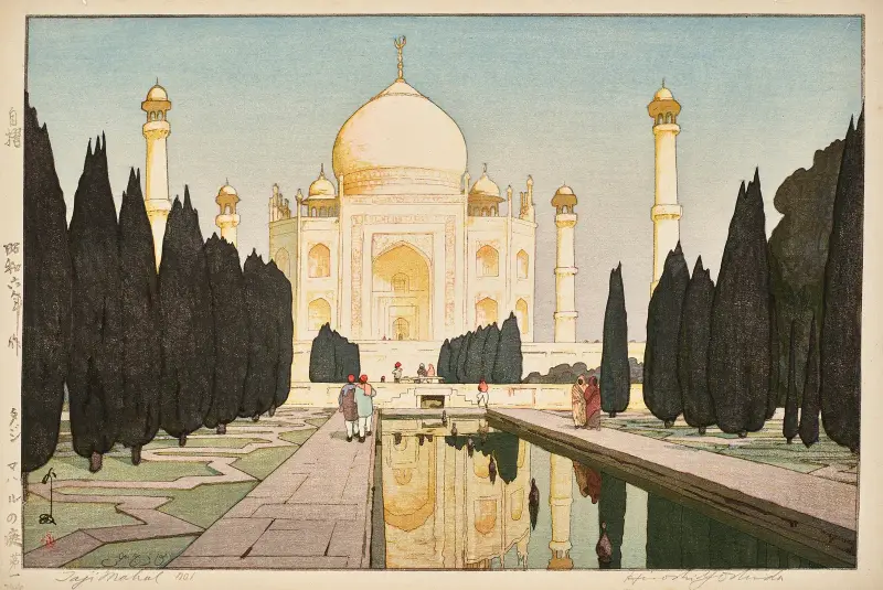 Taj Mahal, nr 1 av Yoshida Hiroshi