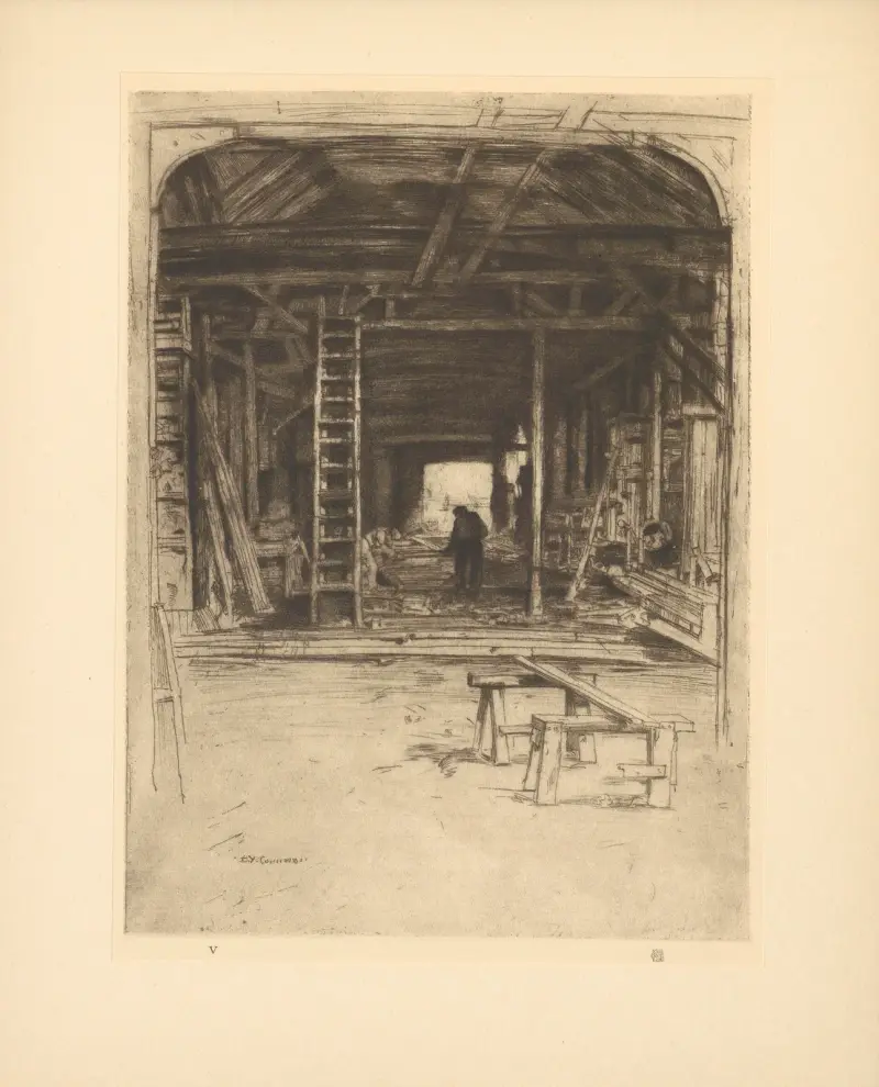 Robert Lee’s Workshop av David Young Cameron