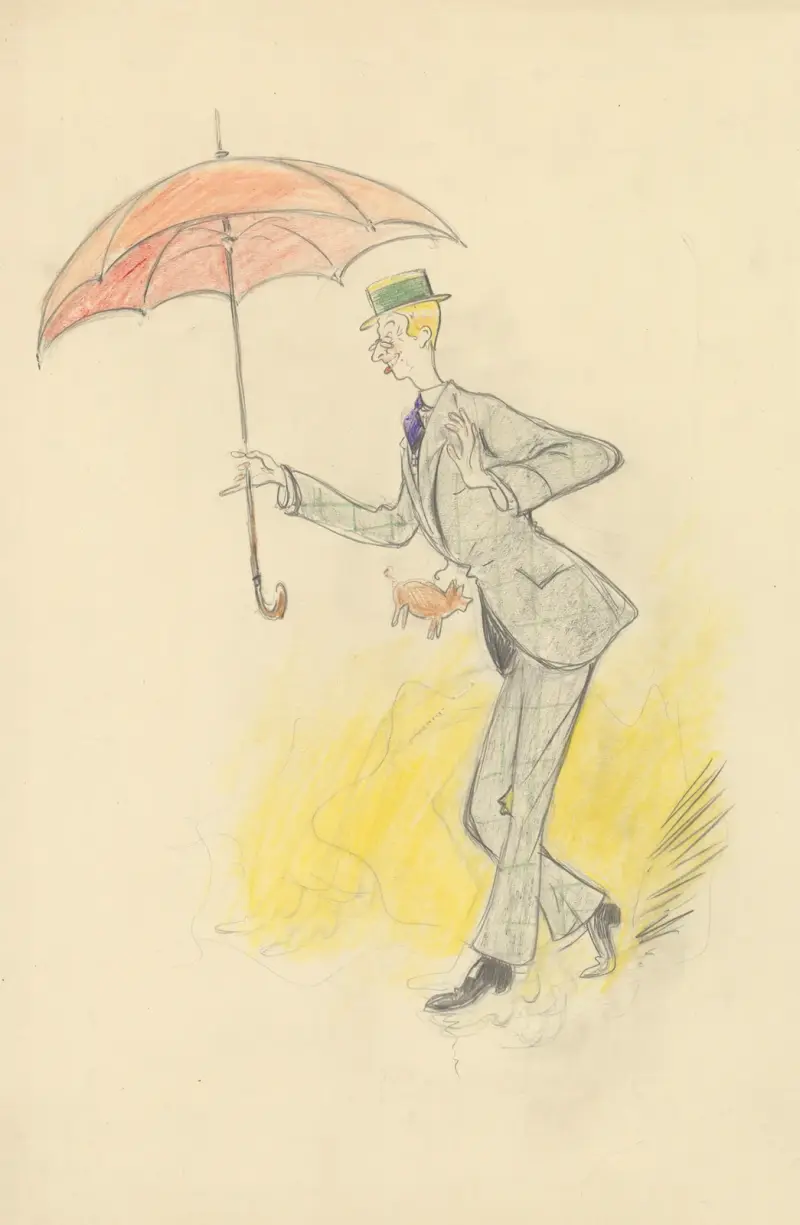 Paul Ardot in ‚La divorcée' von Victor Léon, 1911 – Nr. 1 von Yves Marevéry