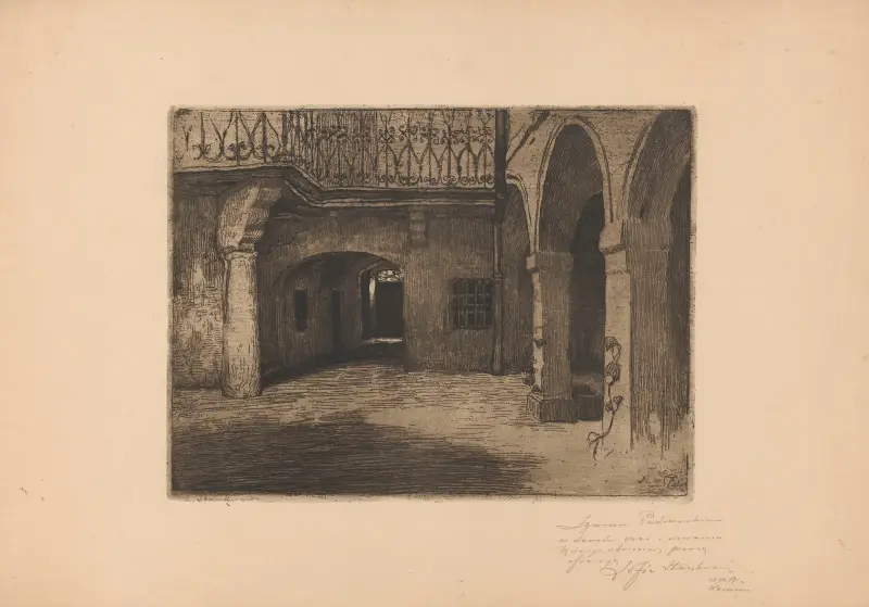 Fukiers Hof, 1914 von Zofia Stankiewicz