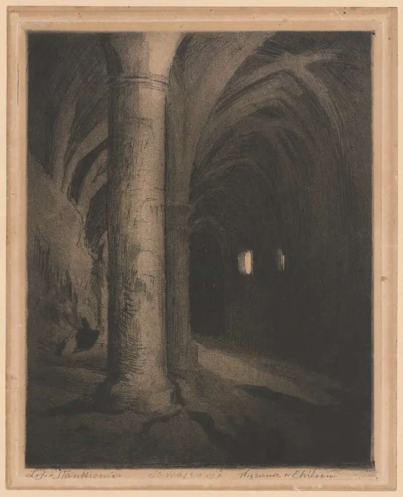 Gefängnis von Chillon von Zofia Stankiewicz