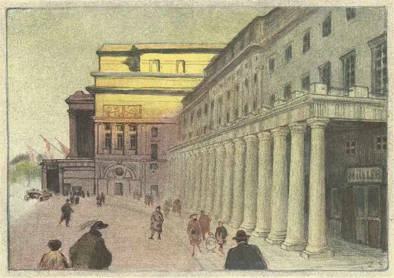 Das Große Theater in Warschau von Zofia Stankiewicz
