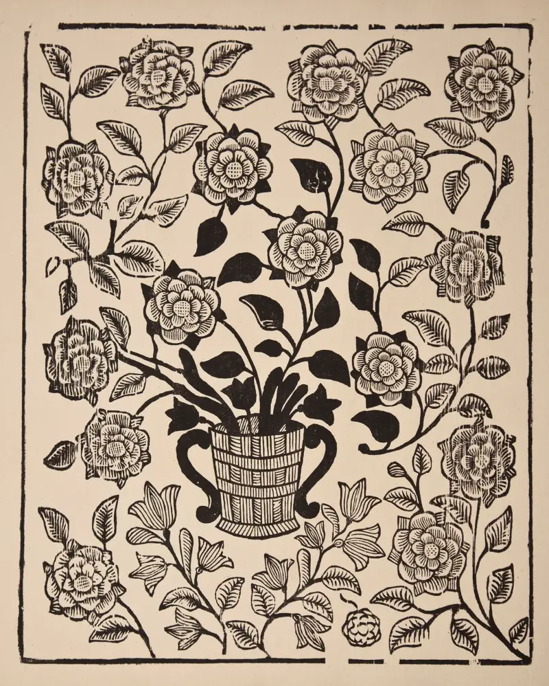 Colre (vase with flowers) av Zygmunt Łazarski