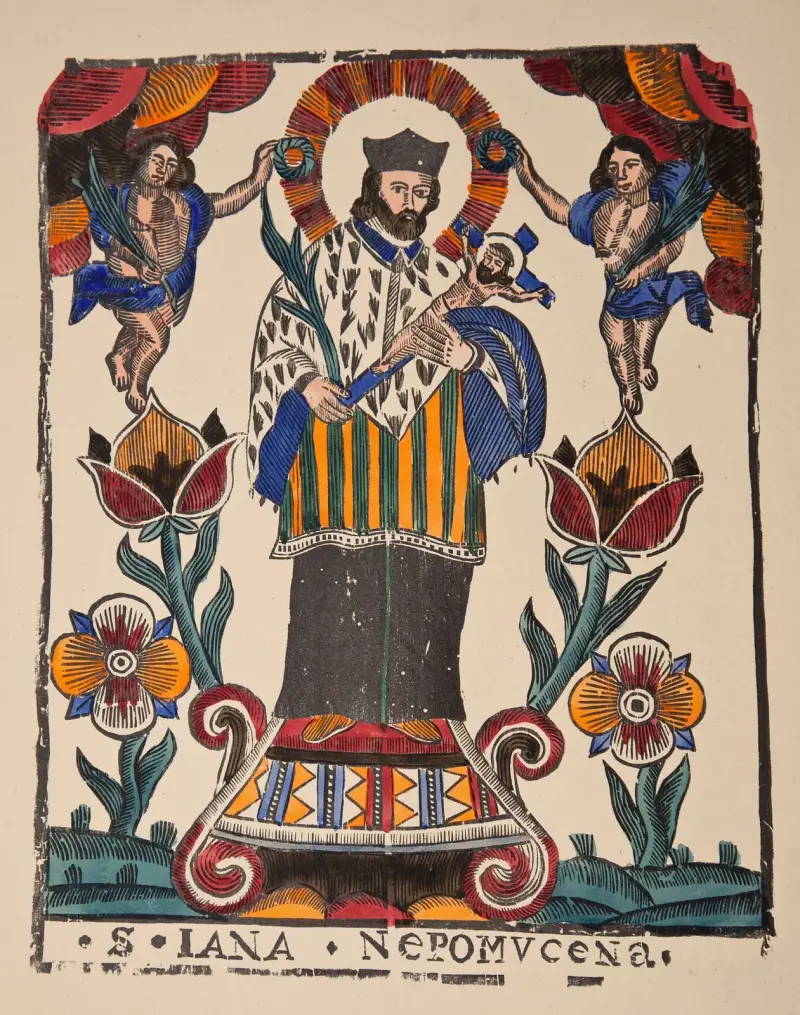 Saint John Nepomucene av Zygmunt Łazarski