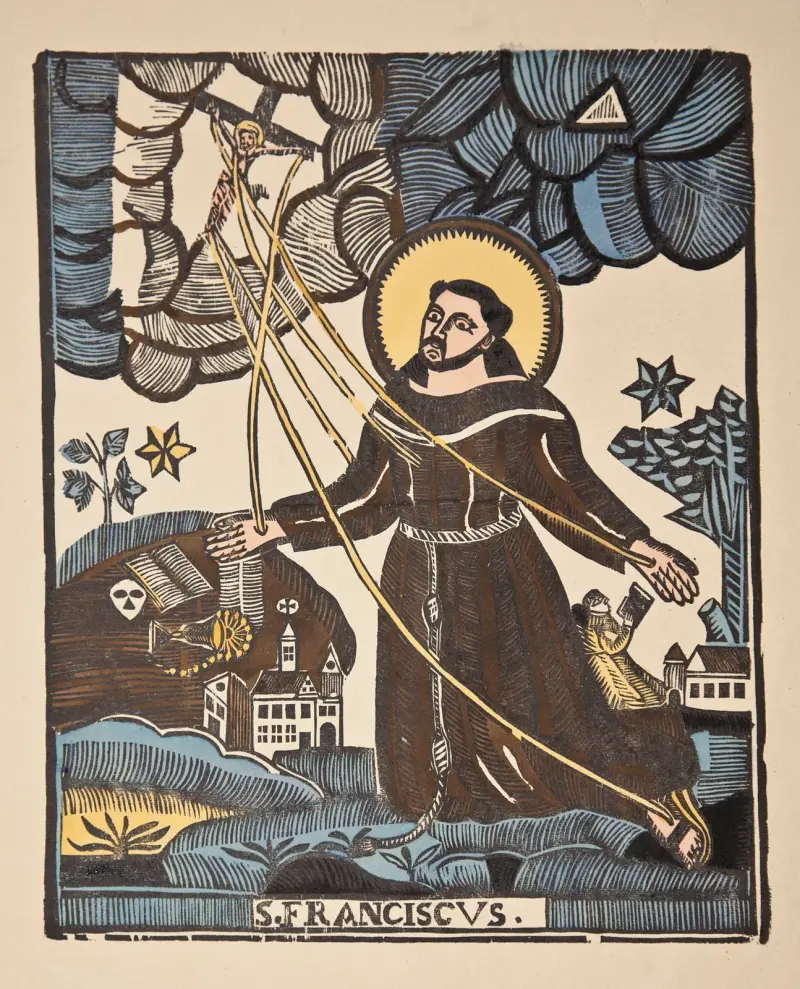 Die Stigmatisierung des heiligen Franziskus von Zygmunt Łazarski