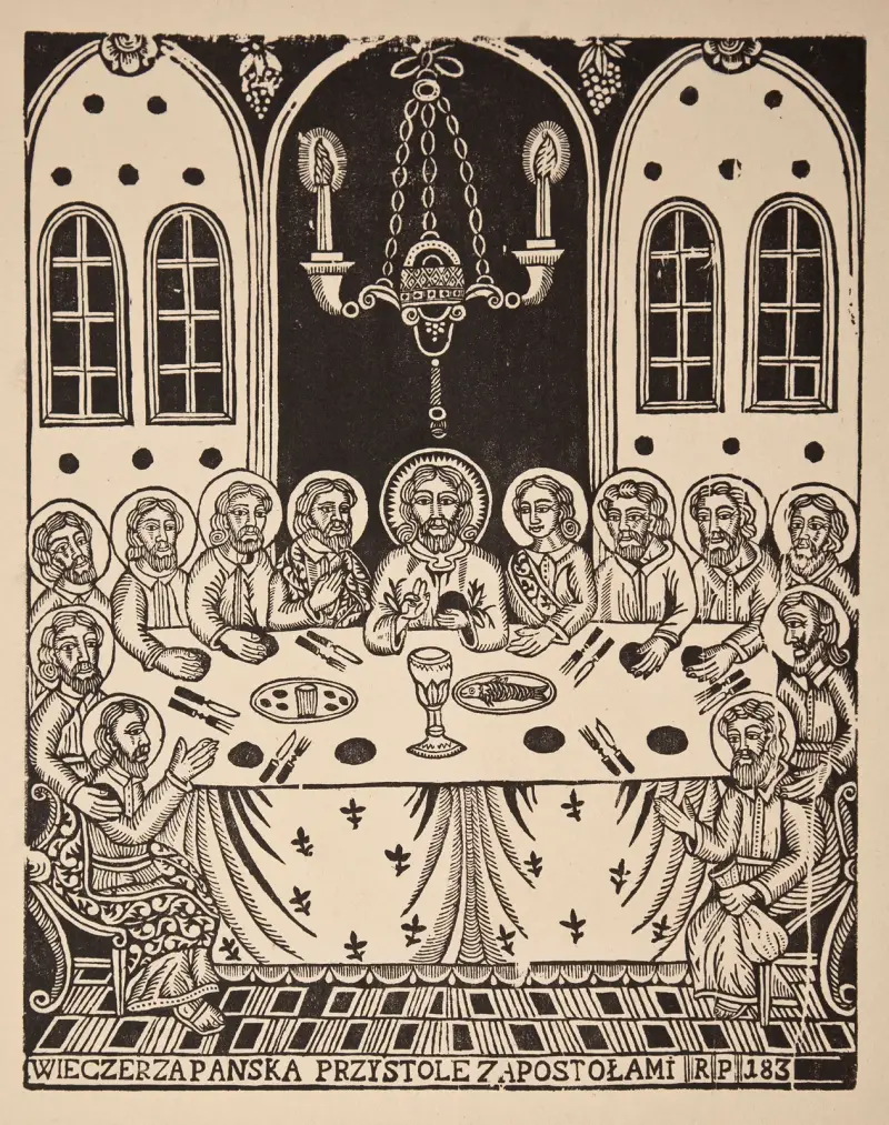 The Last Supper av Zygmunt Łazarski