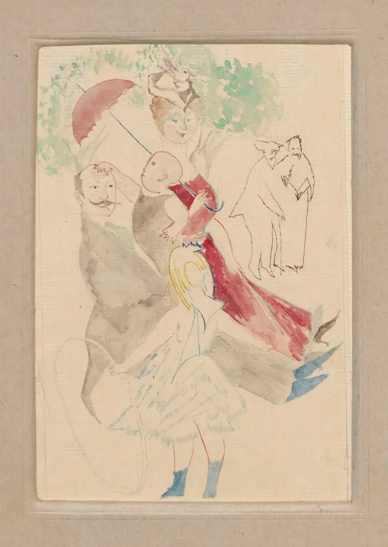 In a park av Zygmunt Waliszewski